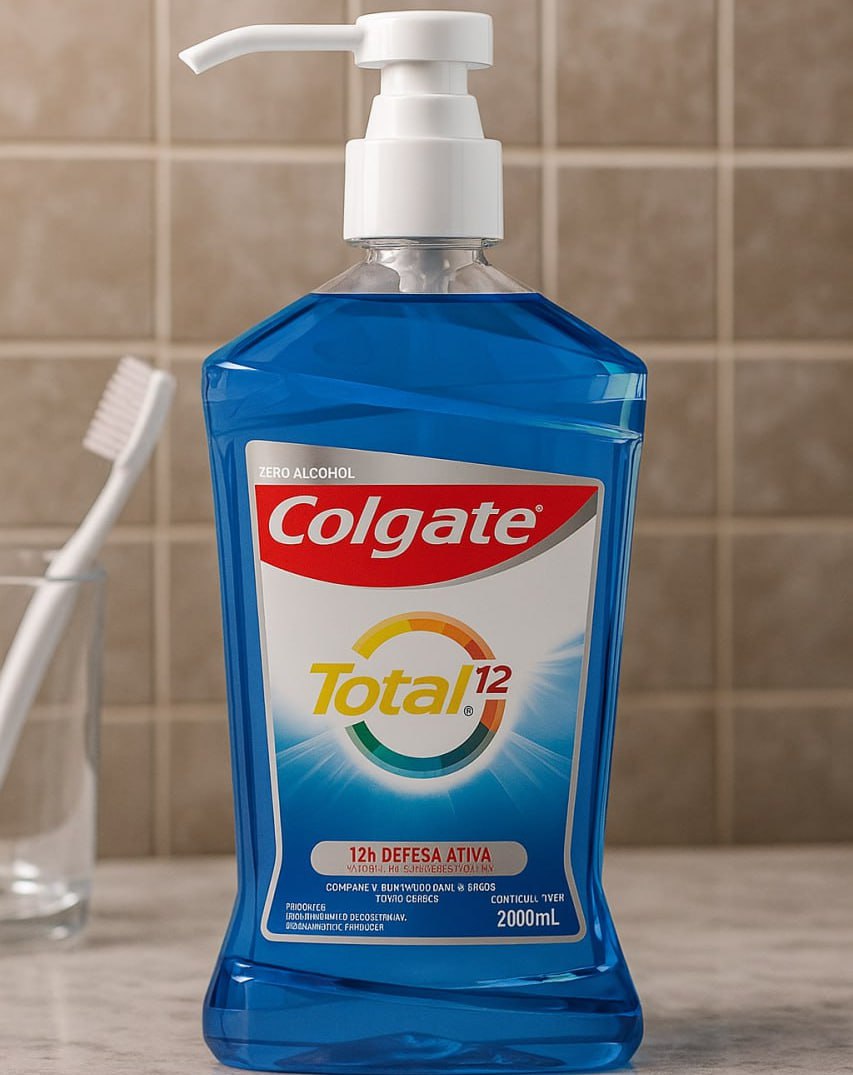 Colgate Enxaguante Bucal Total 12 Clean Mint 2000Ml