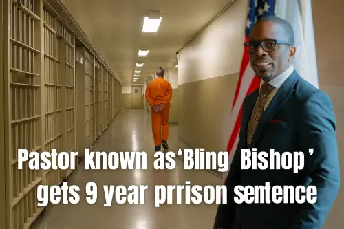 Pastor Lamor Whitehead that was robbed during service on live sentenced to 9 years on fraud charges.webp