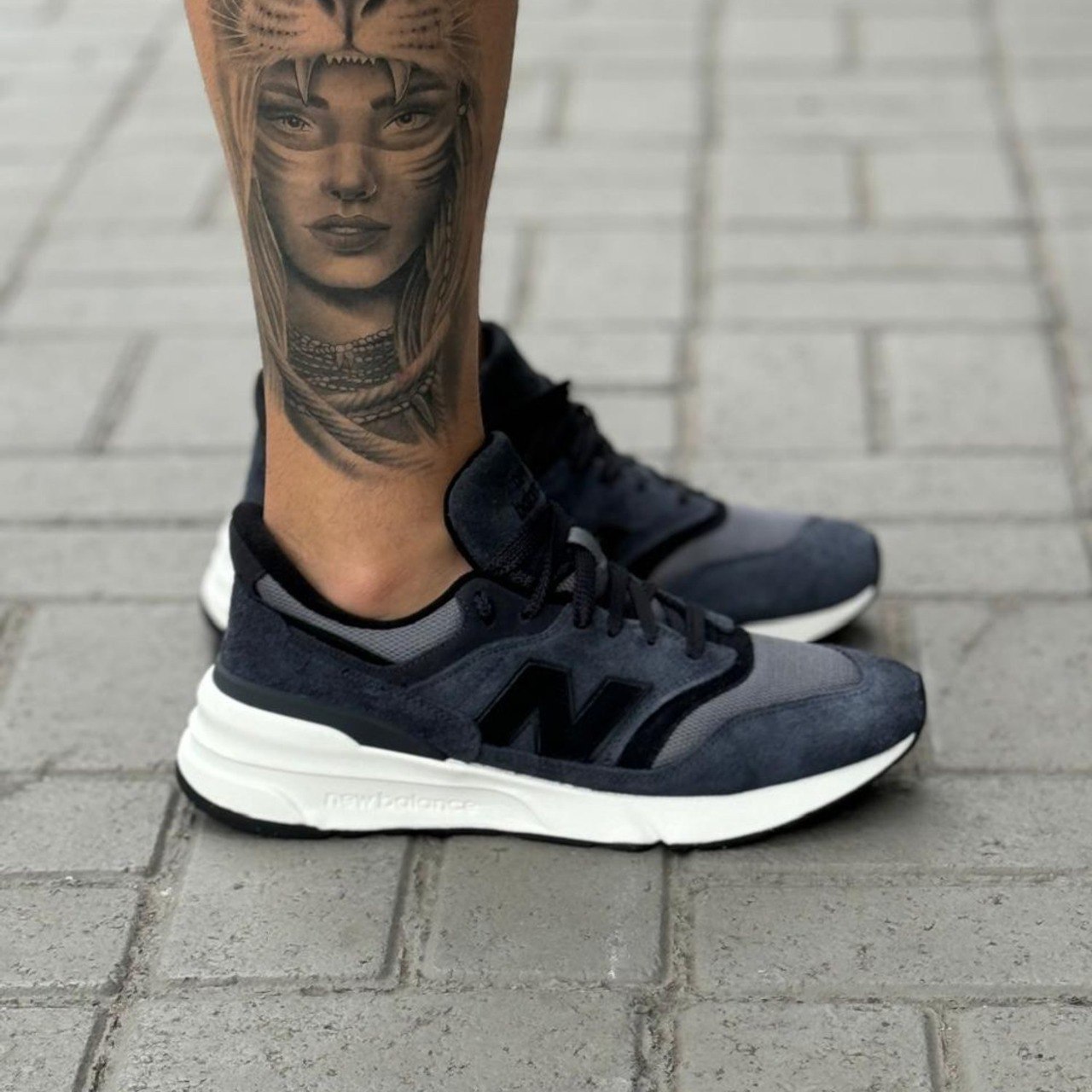 Tênis Couro New Balance 997 R – Chumbo
