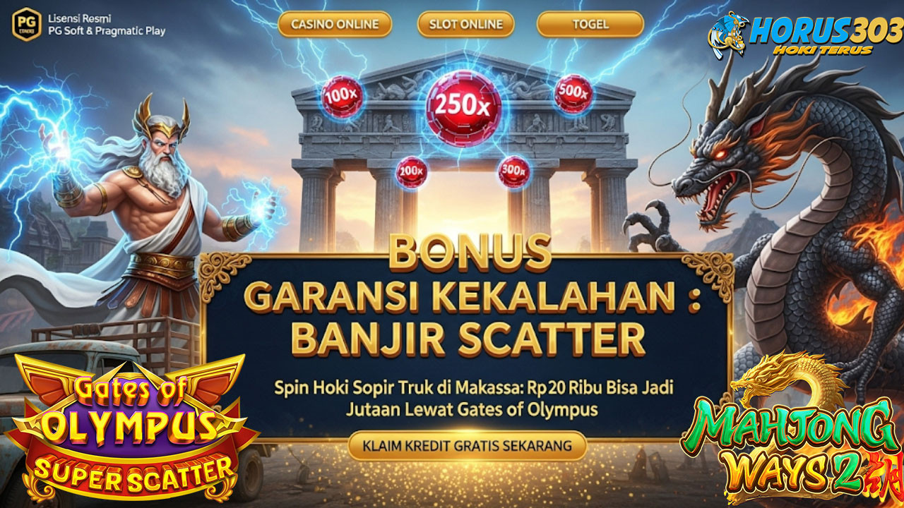 Spin Hoki Sopir Truk di Makassar: Rp 20 Ribu Bisa Jadi Jutaan Lewat Gates of Olympus