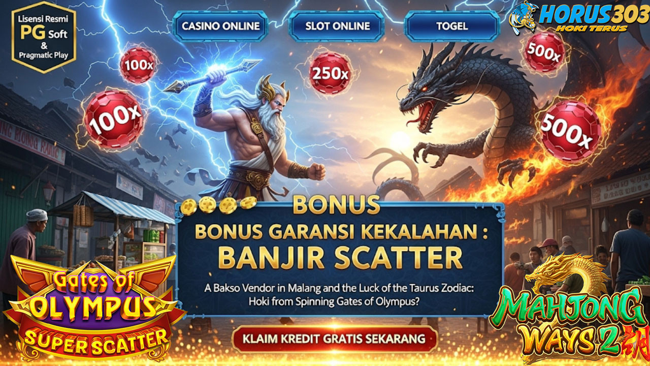 Seorang Pedagang Bakso di Malang dan Keberuntungan Zodiak Taurus: Spin Gates of Olympus Jadi Hoki?