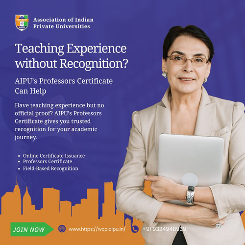 Teaching Experience Without Recognition? AIPU’s Professors Certificate Can Help.jpg