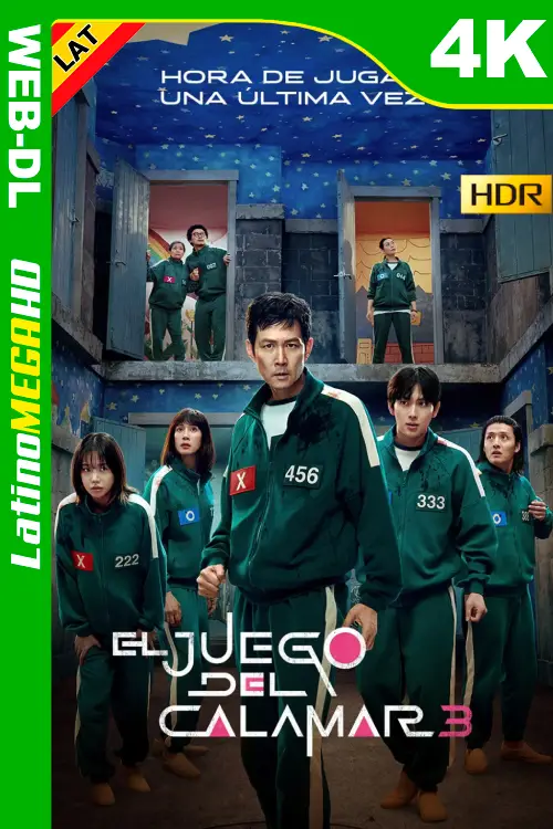 El juego del calamar (Serie) Temporada 3 (2025) Latino UltraHD HDR NF WEB-DL 2160P