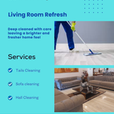 A deep clean that feels like a makeover! Our team worked wonders on a living room.