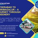 From Hyderabad to chikmagalur in our 16 seater tempo traveller