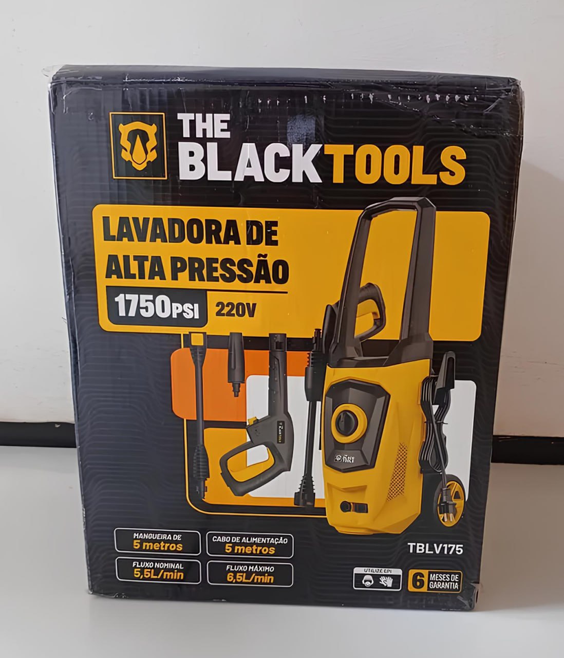 Lavadora De Alta Pressão The Black Tools Tblv175 1750psi Potência De 1500w