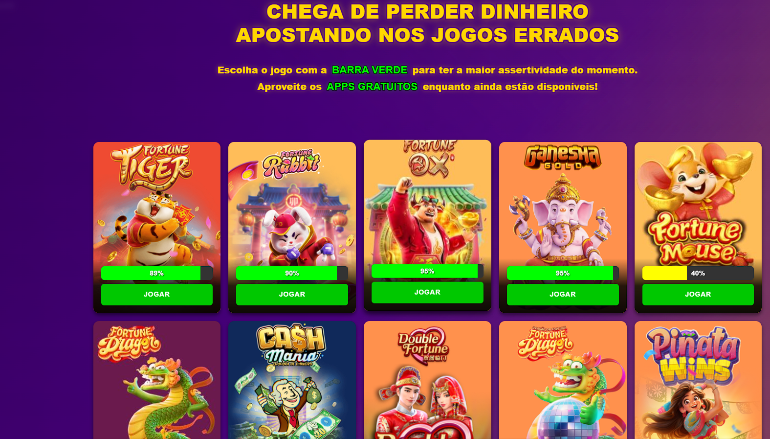 Site em Php de sinais Pg