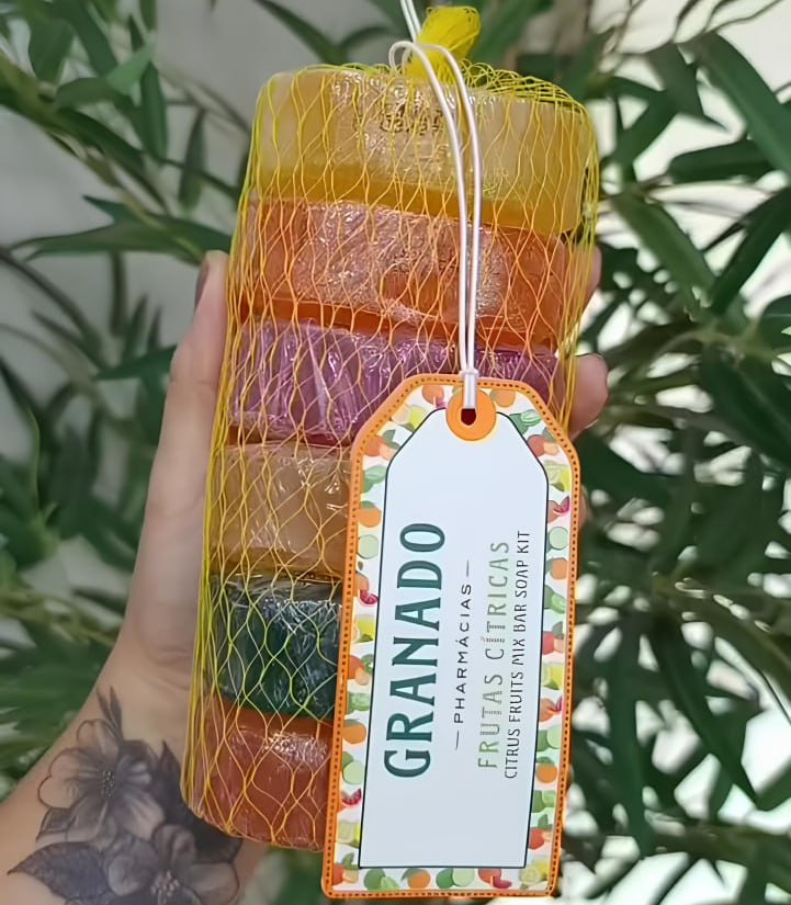Granado Kit Sabonetes Barra Frutas Cítricas 6X90G