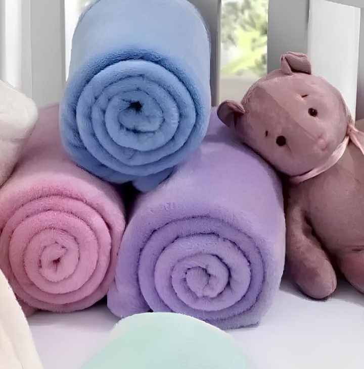 10 Manta Soft De Bebê Infantil Cobertor Anti-alérgico
