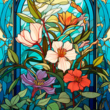 colorful scene with art nouveau inspired creation 2