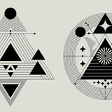 freepik biogeometric design using the famous designs of th 75556