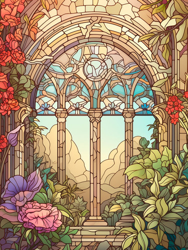 colorful scene with art nouveau inspired creation.jpg
