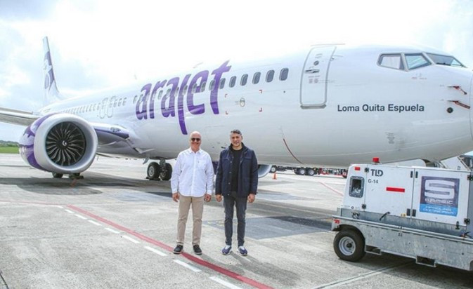 Arajet recibe “Loma Quita Espuela” su avión número 11