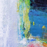 Abstract, blue painted background texture.