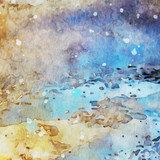 mixed color watercolor texture