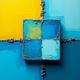 Sameh Elbialy A traditional oil painting featuring an abstract c 0d2cc4e2 e31e 4b57 b747 0b3c4e81770