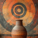 terracotta vase with indigenous pattern (4)