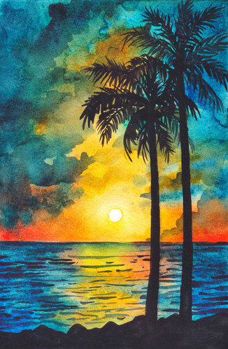 sunset landscape watercolor painting background.jpg