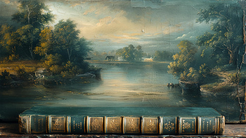 painting lake with trees bridge background.jpg
