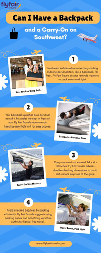 Can i have a backpack and a carry on southwest