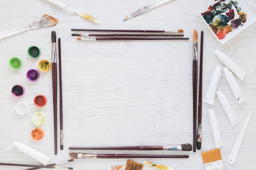 art implements arranged form rectangle.jpg