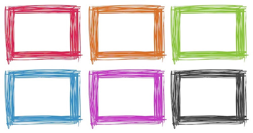 Frame design in different colors illustration.jpg