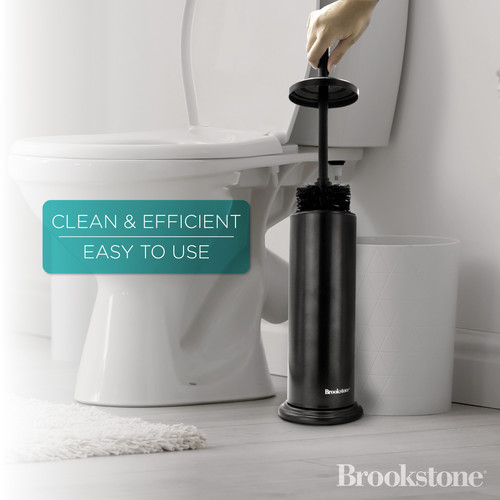 BKH2196 Metallic Toilet Brush Holder (Black) 5.jpg
