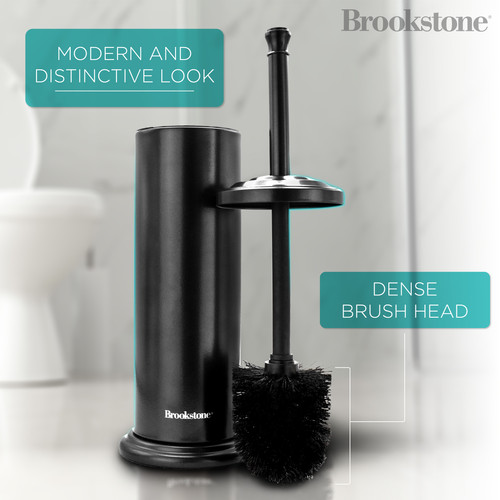 BKH2196 Metallic Toilet Brush Holder (Black) 4.jpg