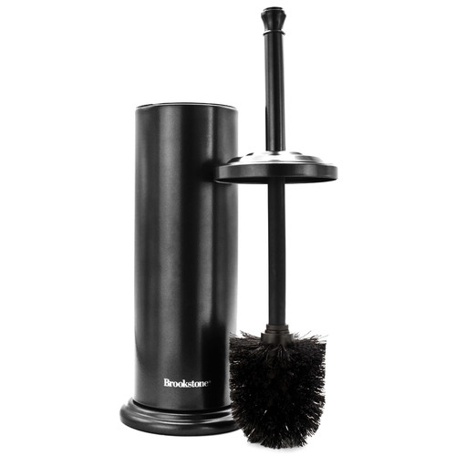 BKH2196 Metallic Toilet Brush Holder (Black) 2.jpg