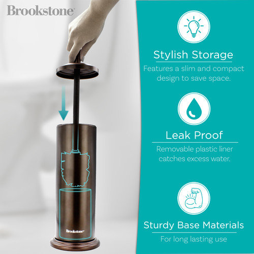 BKH2197 Metallic Toilet Brush Holder (Bronze) 6.jpg
