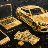 freepik textured brushstrokes with deep colors and a tradi 33354