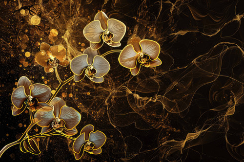 A close-up shot of a single flower on a dark, matte background..jpg