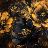 Macro closeup of fractal flower, digital artwork for creative graphic design