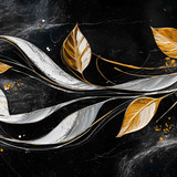 painting leaves water with words art artist