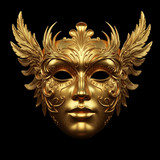 freepik 3d model 3 golden masks description painting a 3 g 33377