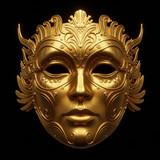 freepik 3d model 3 golden masks description painting a gol 33369