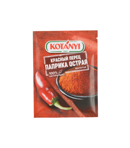 9001414319215 ПЕРЕЦ КРАСНЫЙ KOTANYI ПАПРИКА ОСТРАЯ МОЛОТАЯ 25 Г ПАК. .jpg