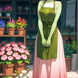 standing dressed