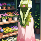 standing dressed shy