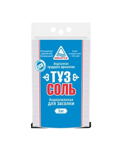 4870001131265 СОЛЬ АРАЛТҰЗ ПОВАРЕННАЯ ПИЩЕВАЯ САМОСАДОЧНАЯ ЙОДИРОВАННАЯ 3 КГ ПАК.10 .jpg
