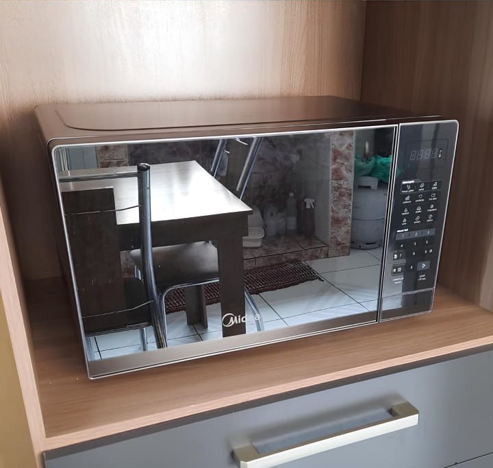 Micro-ondas Midea 20 Litros Prata Espelhado Mrae21 – 110v