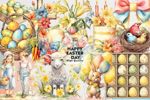 Happy Easter Day Sublimation Clipart 86784952.jpg