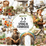 Spring in farmhouse