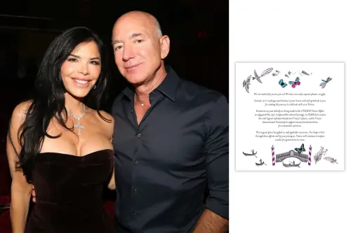 Jeff Bezos & Lauren Sanchez’s wedding invitation.webp