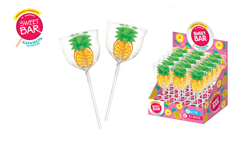 4680018437706 КОНФИТРЕЙД SWEET BAR Карамель на палочке Ананас 415, 40г..jpg