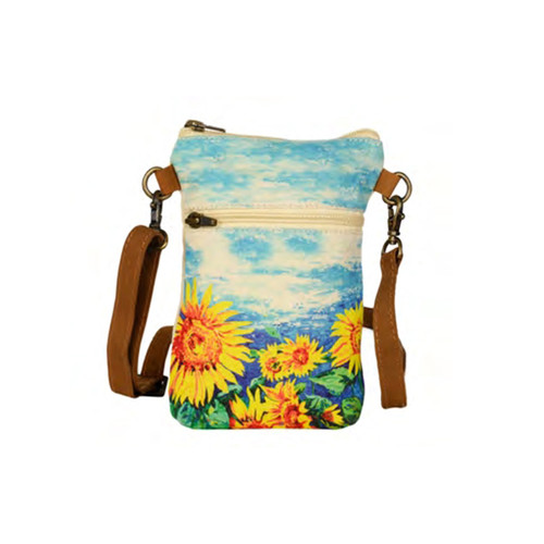 579 Gogh Sunflowers Cellphone Sling.jpg