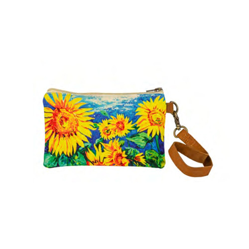 579 Gogh Sunflowers Wristlet.jpg