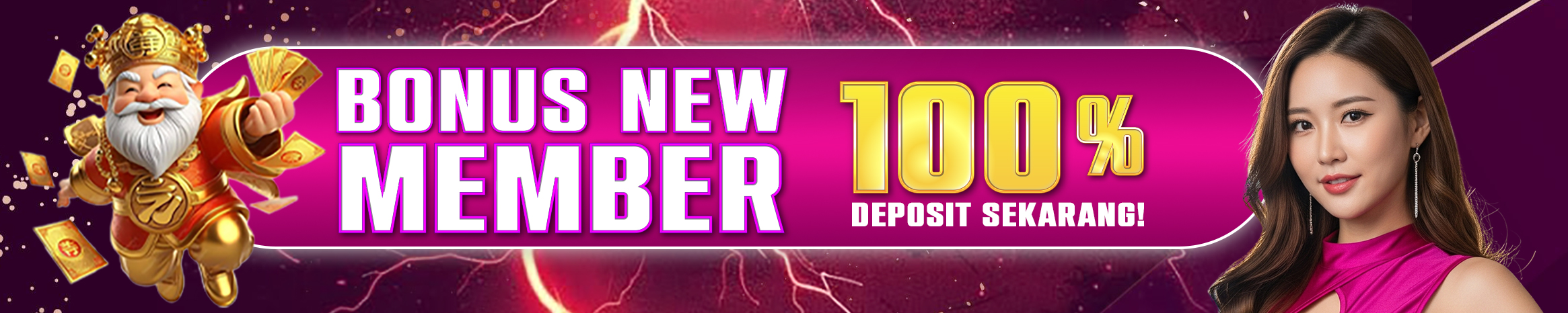 BONUS NEW MEMBER 100%