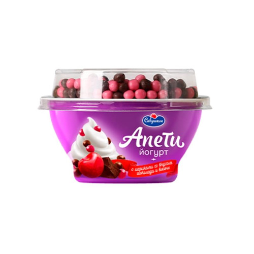 4810268046155 ЙОГУРТ САВУШКИН АПЕТИ ПЛОМБИРЗЛАКОВЫЕ ШАРИКИВИШНЯ 5% 105 Г .jpg