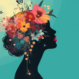 Sameh Elbialy A captivating mixed media artwork featuring a woma 3469eb6b 4b4c 467c 9e52 27ef9c5e79d